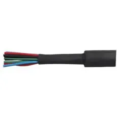 Black Heatshrink Polyolefin Tubing - 19.0mm - 1 Metre