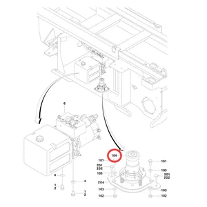 Tilt 1.5D Wide X 3.0D Sensor 1001095250 for JLG Electric Scissor Lift 1932RS 3248RS — 2