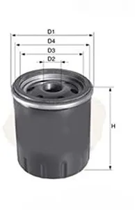 Engine oil filter / Filtre à huile, moteur Saviem MDD — 2