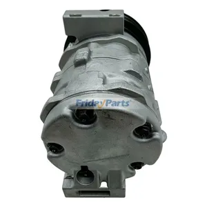 12V 10S11C 4PK 110mm Air Conditioning Compressor 008012969U91 for Mahindra Tractor 6065 6075 7095 8090 8100 — 5
