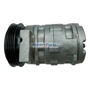 12V 10S11C 4PK 110mm Air Conditioning Compressor 008012969U91 for Mahindra Tractor 6065 6075 7095 8090 8100 — 6