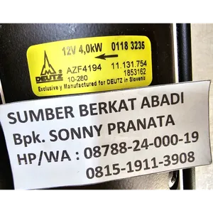 DEUTZ 01183235 STARTER 0118 3235… MOTOR 01173240 0117-3240… STARTER…