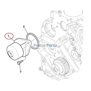 Water Pump 02/911290 for JCB Tractor Fastrac 3170 3190 3220 3155 3185 — 7