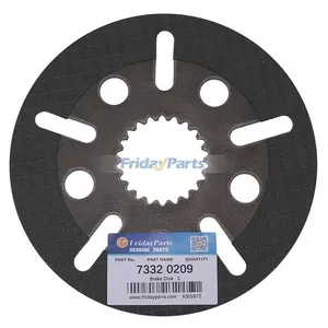 4 Pieces Brake Disk 7332 0209 for Ford 550 555 New Holland B100B B100BLR Caterpillar CAT 426 426B Fiat Kobelco FB100.2 — 2
