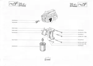 Oil filter / Filtre à huile moteur Saviem – MDD — 11