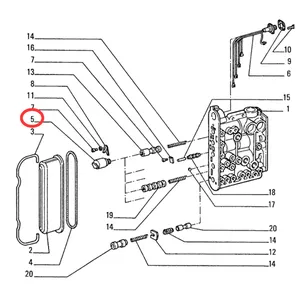 24V Transmission Control Solenoid Valve 4784497 for New Holland Loader FR130 FR160 FR220 L15 L20 L25 — 7