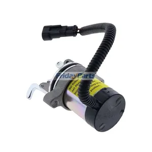 12V Fuel Shutoff Solenoid Valve 04103812 04103808 for Deutz BF4L1011 BF4M1011 F2L1011 F3L1011 F3L912 F4L1011 TD2011 TCD2011 F3L2011 F4L2011 BF4L2011 — 2