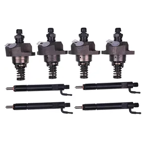 4Pcs Fuel Injector and 4Pcs Injection Pump for Deutz Engine 1011 Bobcat Loader A220 A300 S250 T200 863 864 873 883 — 2
