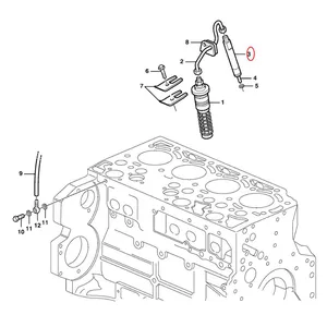Fuel Injection 0432193486 02113133 for Deutz BF4M2012 Volvo D4D Engine EC135B EC140B Excavator BL60 BL70 BL71 Loader — 5