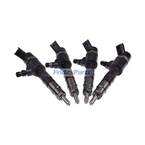 4 Pcs Fuel Injector 129677-53100 for Yanmar Engine 4JH110 4JH80 — 2