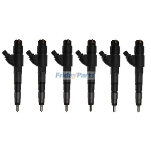 6Pcs Fuel Injector VOE20798683 04290987 for Deutz TCD4L2012 TCD6L2012 Volvo D6E Engine EC200 EC210 EC210B Excavator