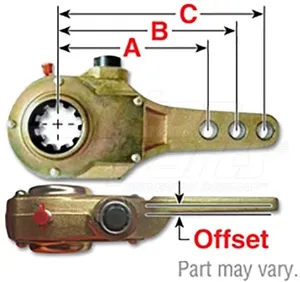 Dayton Parts 05-225 Manual Slack - 1.50-10 6.0/7.0 .62 Offset Left Hand