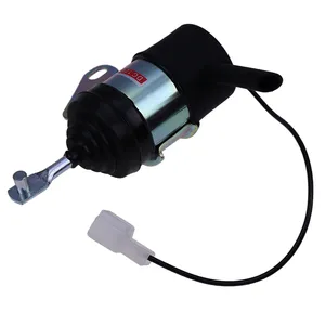 12V Fuel Stop Solenoid 16851-60014 for Kubota Tractor BX2350D BX2360 BX24D BX25 G2160 TG1860 GR2100 GR2110 GR2120 GR2120B — 3