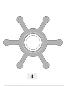 SPX FLOW Johnson Pump 09-806B-1 Impeller Kit for pump F35 — 5