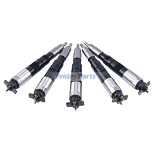 6 Pieces Fuel Injector RE524369 SE501941 095000-0540 for John Deere 6081… — 3