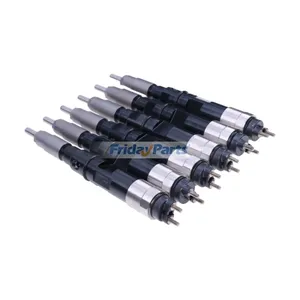 6 Pieces Fuel Injector RE518725 095000-5160 for John Deere Engine 6068 6081… — 2