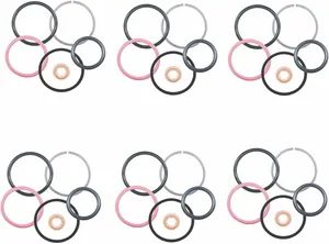 Set of 6 External O-Ring Kit for Caterpillar 3126B 0R9350