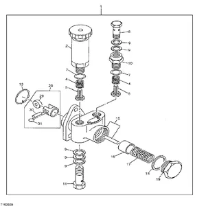 Fuel Hand Primer Pump 1157610061 for Isuzu Engine 4BG1 4BG1T 6BG1 6HK1 6WG1 John Deere Excavator 225CLC 600C 180 800C 75C 80C 210 135C 470GLC — 4