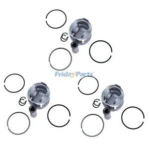 Piston Kit 13-571 13-566 for Yanmar 3TNV70 Thermo King TK370 Engine Thermo King Trailer Heating HK-400 HK-430 Refrigeration Unit TS-200 TS-300 MD-100 MD-200 T-800M