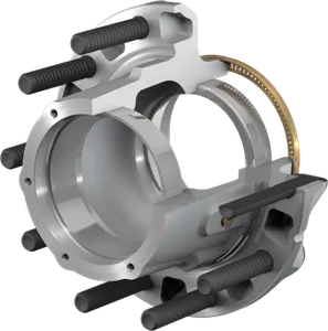 Aluminum Conventional TP Trailer Hub