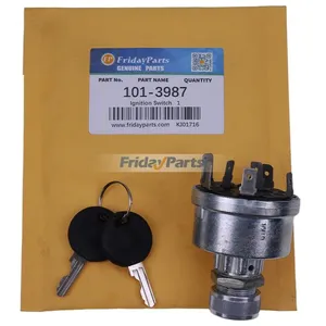 Ignition Switch 101-3987 for Caterpillar CAT 3034 C4.4 Engine TH103 TH62 TH63 TH82 TH83 Telehandler