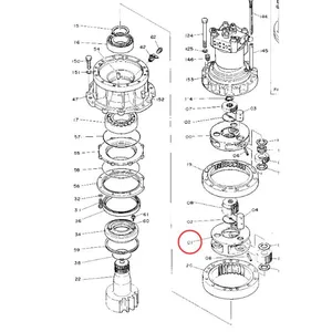 Carrier Assembly 1011450 for Hitachi Excavator EX200-1 EX200K EX200 RX2000 — 2
