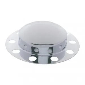 Chrome Dome Front Axle Cover 2PC Kit For 33mm Nut Cover…