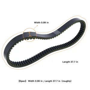 Starter Generator & Drive Belt 1016203 101916701 for Club Car DS 1997-UP Precedent 2004-UP — 5