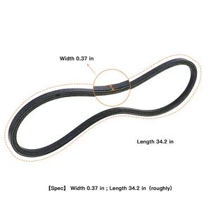 Starter Belt 1019167-01 for Club Car Precedent Gas DS 1997 and up — 2