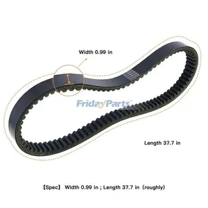 Starter Generator & Drive Belt 1016203 101916701 for Club Car DS 1997-UP Precedent 2004-UP — 5