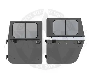 2 Piece Aluminum Hard & Half Door Kit FOR HMMWV/ HUMVEE — 5