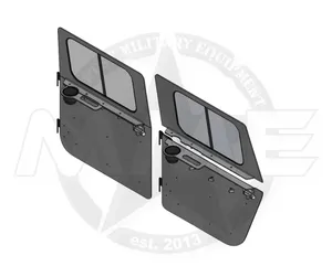 2 Piece Aluminum Hard & Half Door Kit FOR HMMWV/ HUMVEE — 7