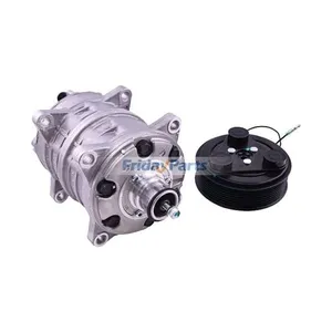 12V Air Conditioning Compressor 102-1068 107-0442 for Thermo King Transport Refrigeration Viento Xarios Zephyr Citimax — 4