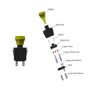 PTO Switch Great Dane AM118802 Delta 6201-01 AM116235 AM116235 103-5221 1-633673 for Kubota TG1860 TG1860G JD 3120 3203 3320 3520 3720 G15 GS25 GS30 GS45 GS75 HD45 HD75 — 5