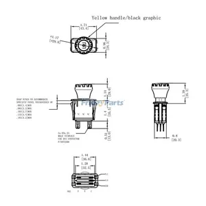 PTO Switch Great Dane AM118802 Delta 6201-01 AM116235 AM116235 103-5221 1-633673 for Kubota TG1860 TG1860G JD 3120 3203 3320 3520 3720 G15 GS25 GS30 GS45 GS75 HD45 HD75 — 6