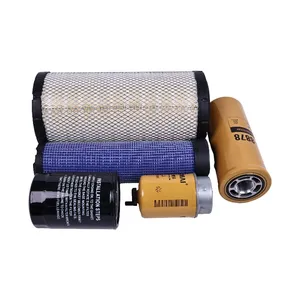 Filter Kit for Caterpillar CAT 252B3 Skid Steer Loader with C3.4T Engine — 2