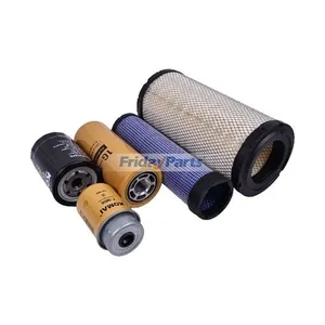 Filter Kit for Caterpillar CAT 252B3 Skid Steer Loader with C3.4T Engine — 3