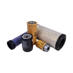 Filter Kit for Caterpillar CAT 252B3 Skid Steer Loader with C3.4T Engine — 4