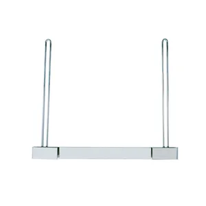 24" X 21" Chrome Anti-Sail Bracket - 2" Bottom