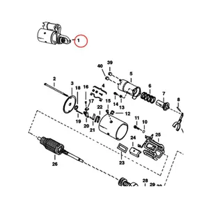 Starter Motor 6631597 for Bobcat Loader 975 1075 1080 1080B — 6