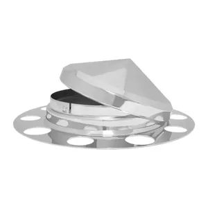 10525 Universal 3 Piece Front Axle Covers w/ Cone Hub Cap