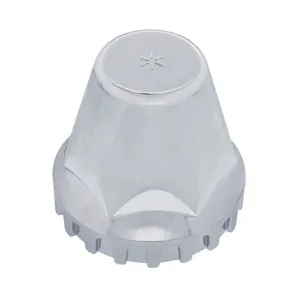 33mm X 2" Chrome Plastic "Low Rider" Nut Cover - Thread-On (Bulk)