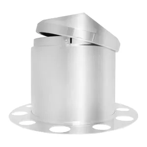 10811 3 PCS CR. REAR AXLE COVER W/ CONE CAP FOR ALUM. WHEEL