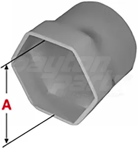 Dayton Parts 11-1912 Tool - Axle Nut Wrench 3-7/8 6pt