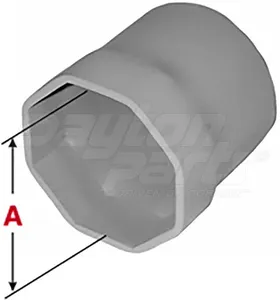 Dayton Parts 11-1924 Tool - Axle Nut Wrench 3-3/8 8pt