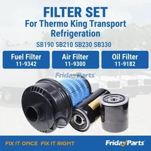 Filter Set 11-9342 11-9300 11-9182 for Thermo King Transport Refrigeration SB190 SB210 SB230 SB330 — 5