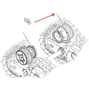 CATERPILLAR 110-2656, 1102656, CA1102656 DRIVE GP-FINAL, D10R, D10T, D10T2 1102656