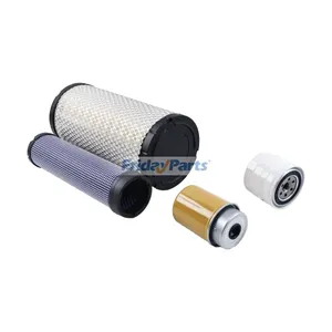 Filter Kit for Caterpillar CAT Engine C3.4 Loader 236 236B 242B3 242D 246C 246D 248 252B 252B3 256C 262C 262C2 262D 268B 272C 272D — 3