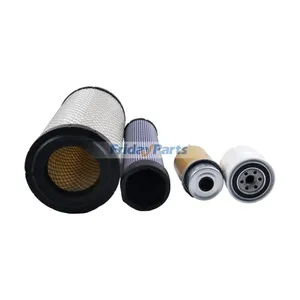 Filter Kit for Caterpillar CAT Engine C3.4 Loader 236 236B 242B3 242D 246C 246D 248 252B 252B3 256C 262C 262C2 262D 268B 272C 272D — 4