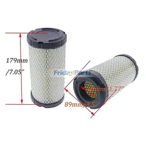 Air Filter Replaces 11013-1263 & 11013-1290 for 2007 & Prior Kawasaki Mule 2510 3000 3010 2009-2010 4000/4010 — 2